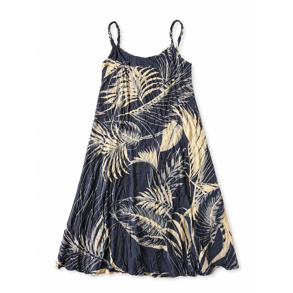 O'Neil Big Girls Palm Leaves Beachy Cover-Up M (8-10)